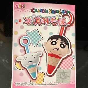 Crayon Shinchan Ice Cream Cone Plush Toy
